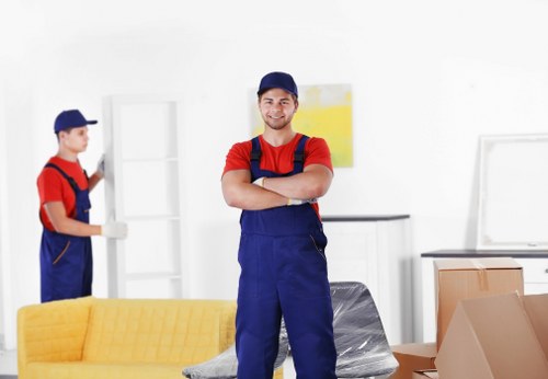 House moving team planning a relocation in Colneyhatch