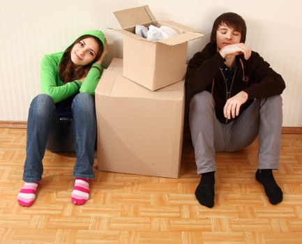 Removal van and moving crew preparation for a home move in Colneyhatch