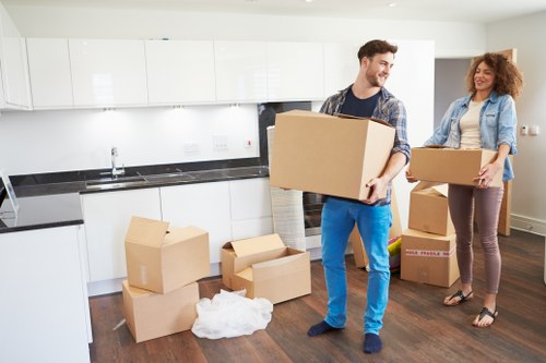 Packing and transport preparation for office relocation services