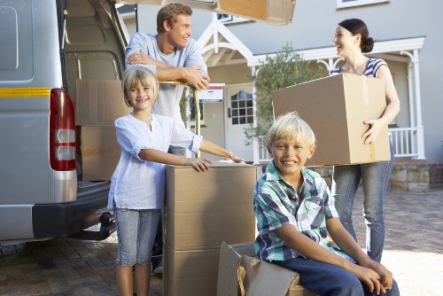 Local removals team handling a residential move with access planning