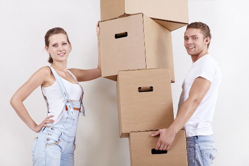 Reusable furniture and donated items prepared for charity partnership collection
